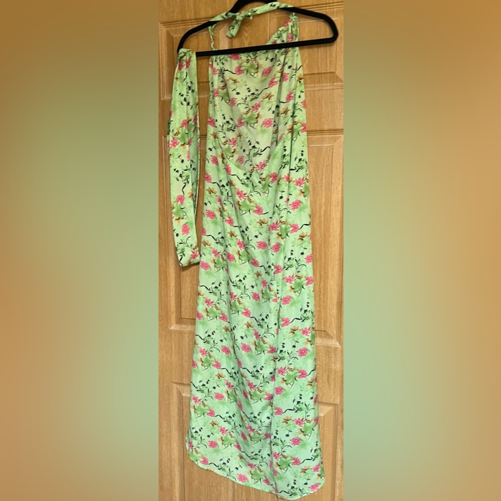 My sister bought this gorgeous, green dress during her European tour.